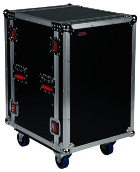 Gator 16U, Standard Audio Road Rack Case with Casters: Model G-TOUR 16 (GA-00422934)