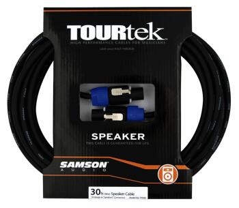 Tourtek Speaker Cables: 30-Foot Speaker Cable & 2 Speakon Connectors (SA-00140164)