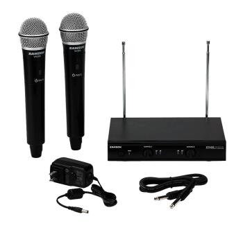 Stage 200 - Group A: Dual-Channel Handheld VHF Wireless System (SA-00172089)
