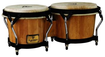 Supremo Series Natural Finish Bongos: 7 inch. & 8-1/2 inch. (TY-00755109)