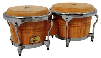 Concerto Series Natural Finish Bongos: 7 inch. & 8-1/2 inch. (TY-00755122)