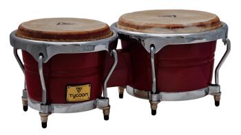 Concerto Series Red Spectrum Finish Bongos: 7 inch. & 8-1/2 inch. (TY-00755127)