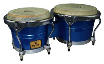 Concerto Series Blue Spectrum Finish Bongos: 7 inch. & 8-1/2 inch. (TY-00755128)