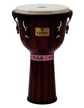 Artist Series Hand-Painted Red Finish Djembe (12 inch.) (TY-00755154)