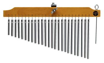 25 Chrome Chimes with Natural Finish Wood Bar (TY-00755639)
