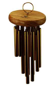 18 Gold Plated Chimes on Siam Oak Bar (TY-00755655)