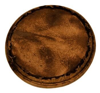 Natural Unbleached Goatskin Djembe Head (9 inch.) (TY-00755715)