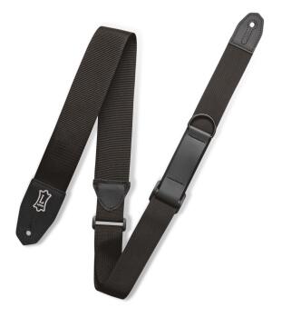 Right Height(TM) Polyester Guitar Strap - Black: Specialty Series - 2  (GA-03719519)