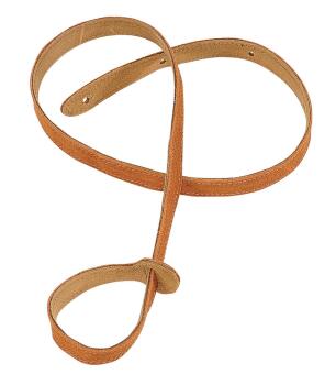 Suede Mandolin Strap - Honey: Folk Instruments Series - 3/4 inch. Wide (GA-03719528)
