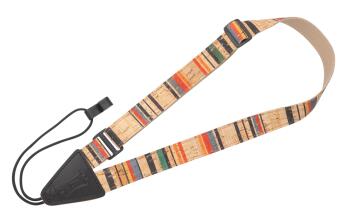 Cork Ukulele/Classical Strap - Stripe: Folk Instruments Series - 1 inc (GA-03719529)