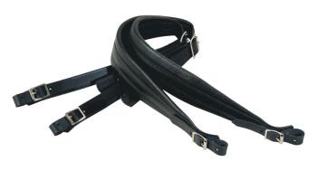 Garment Leather Accordion Strap - Black (Set of 2): Folk Instruments S (GA-03719536)