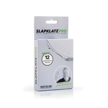 Slapklatz Pro - 12 Gel Pads with Pro Case: Clear Drum Damper Gels (HL-01109279)