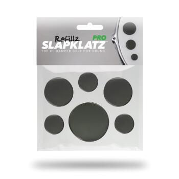 SlapKlatz Pro Refillz: 12 Black Gel Pads No Case (HL-01109285)