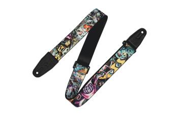 2 inch. Poly Tattoo Series Guitar Strap with Black Leather Ends (New S (HL-01142681)