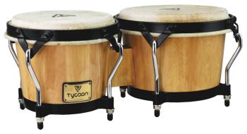 Supremo Series Natural Finish Bongos: 7 inch. & 8-1/2 inch. (TY-00755109)