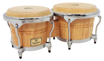 Concerto Series Natural Finish Bongos: 7 inch. & 8-1/2 inch. (TY-00755122)