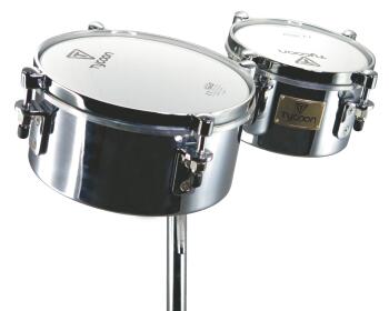 Chrome Shell Mini Timbales (6 inch. & 8 inch.) (TY-00755198)