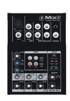 Mix5 5-Channel Compact Mixer (HL-01105192)