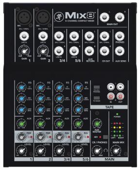 Mix8: 8-Channel Compact Mixer (HL-01105193)