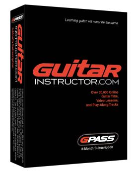 G-Pass for Guitar and Bass Players: 3-Month Subscription to Guitarinst (HL-00790330)