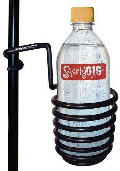 The Original SwirlyGig®: Drink Holder for 1/2 inch. Tubing - Black (HL-00123394)
