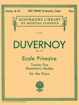 Ecole Primaire (25 Elementary Studies), Op. 176 (Schirmer Library of C (HL-50252350)