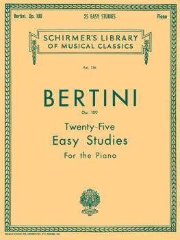 25 Easy Studies, Op. 100: Schirmer Library of Classics Volume 136 Pian (HL-50252950)