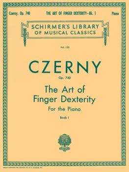 Art of Finger Dexterity, Op. 740 - Book 1: Schirmer Library of Classic (HL-50253110)