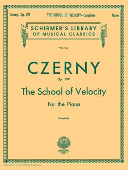 School of Velocity, Op. 299 (Complete): Schirmer Library of Classics V (HL-50253140)
