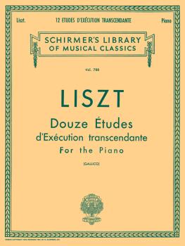 12 Études d'exécution transcendante (Schirmer Library of Classics Volu (HL-50256350)
