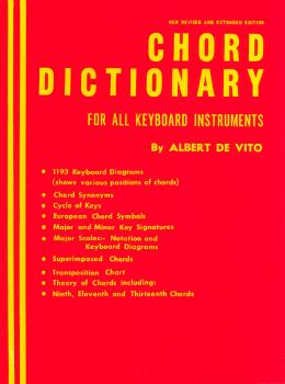 Chord Dictionary for Keyboard Instruments (Reference Book) (HL-50395920)