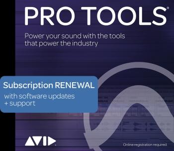 Pro Tools - 1-Year Subscription Renewal: Retail Edition - 1-Year Subsc (HL-00249806)