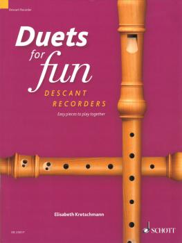 Duets for Fun: Easy Pieces to Play Together 2 Descant Recorders (HL-49046037)