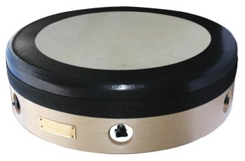 14 inch. Natural Tuneable Bodhran with Black Rim (Waltons model T200) (HL-00129090)
