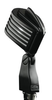 The Fin - Black Body/White LED: Retro-Styled Dynamic Cardioid Micropho (HL-00364929)