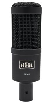 PR40 - Black: Large Diameter Studio Microphone (HL-00365001)