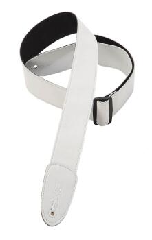 Garment Leather Guitar Strap - White: Classics Series - 2 inch. Wide (HL-03719548)