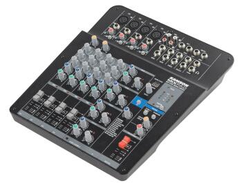 MixPad MXP124FX: Compact, 12-Channel Analog Stereo Mixer with Effects  (SA-00140103)